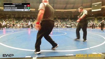 82 lbs Final - Markee Gomez, Sebolt Wrestling Academy vs Amour'ah Taylor, D3 Wrestling