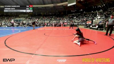 66 lbs Quarterfinal - Abhisri Vatti, Savage House Wrestling Club vs Kyleigh Danielson, Texas Elite