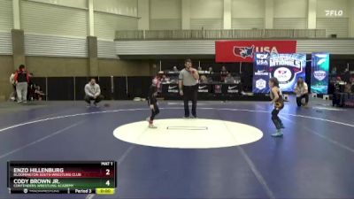 53 lbs Semifinal - Ty Simmons, Michigan Revolution Wrestling Club vs Everett Johnson, Region Wrestling Academy