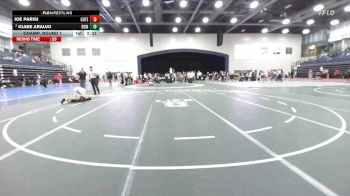 157 lbs Champ. Round 1 - Joe Parisi, Cumberland (Tenn.) vs Joabe Araujo, Reinhardt University (GA)