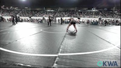 200 lbs Semifinal - Kenzie Church, Skiatook Youth Wrestling vs Mallory Houston, Greenwood Wrestling Academy