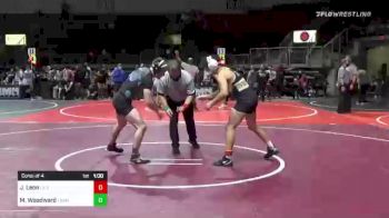 132 lbs Consi Of 4 - Julian Leon, CA Grapplers vs Mason Woodward, Team Texas