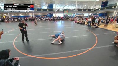 145 lbs Round 5 - Kylee Malloy, Unattached vs Hayden Mayo, Unattached