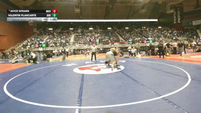 4A-285 lbs Champ. Round 1 - Jayce Spears, Natrona County vs Valentin Plancarte, Green River