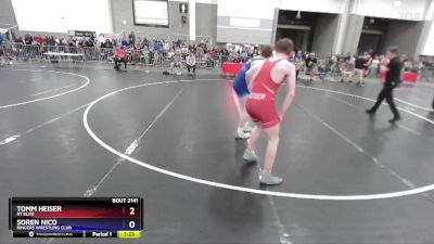 157 lbs Champ. Round 2 - Tomm Heiser, RT Elite vs Soren Nico, Ringers Wrestling Club