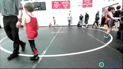 52 lbs Round Of 16 - Colt Walkup, Blanchard Wrestling Club vs Griffyn Moyer, Del City Little League Wrestling
