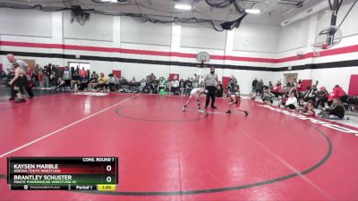 70 lbs Cons. Round 1 - Kaysen Marble, Odessa Youth Wrestling vs Brantley Schuster, Pirate Powerhouse Wrestling Ac