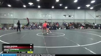 285 lbs Placement Matches (8 Team) - Hayden Simpson, Oklahoma Blue vs Grant Stromberg, Wisconsin