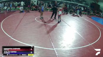 85 lbs 5th Place Match - Samantha Shepard, Montana vs Evelyn Cortez, California