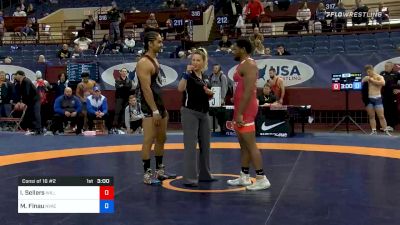 87 kg Consolation - Isaiah Sellers, Williams Baptist University vs Marcus Finau, New York Athletic Club