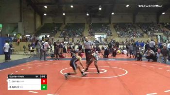 84 lbs Quarterfinal - Breylan James, The Glasgow Wrestling Academy vs Mason Steve, Teknique Wrestling