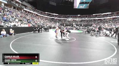 144-2A Quarterfinal - Mario Ortiz, Sedgwick County/Fleming vs Charlie Miller, North Fork High School