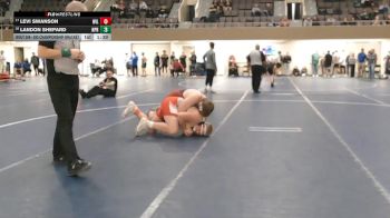 285 Championship Bracket Champ. Round 2 - Levi Swanson, Willmar vs Landon Shepard, New Prague