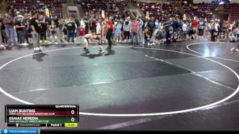 84 lbs Quarterfinal - Liam Bunting, Steel City Reloaded Wrestling Club vs Esaias Heredia, San Luis Valley Wrestling Club