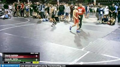 100 lbs 1st Place Match - Manuel Mota, Widefield Wrestling Club vs Trace Safken, Black Fox Wrestling Academy