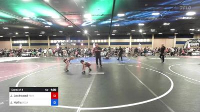 58 kg Consi Of 4 - James Lockwood, Patriot Mat Club vs Jaxson Hollis, SoCal Hammers