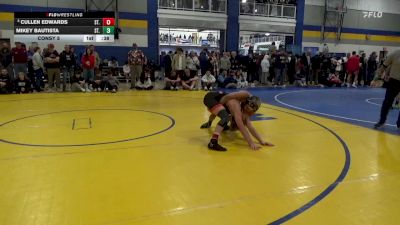 127 lbs Consy 5 - Cullen Edwards, St. Francis-NY vs Mikey Bautista, St. Joseph Regional-NJ