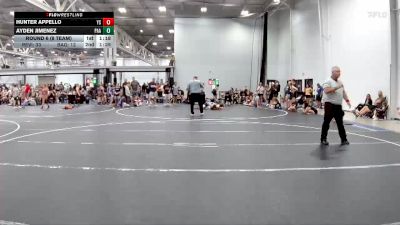 120 lbs Round 6 (8 Team) - Ayden Jimenez, PA Alliance vs Hunter Appello, Yale Street