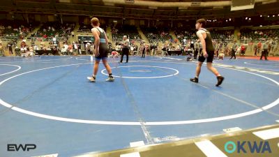 140 lbs Rr Rnd 4 - Matthew Martinez, Henryetta Knights Wrestling Club vs Landon Dry, Tahlequah Wrestling Club