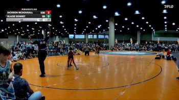 50 lbs Round 7 (8 Team) - Blaise Bonnet, Eagle Wrestling Academy vs Jackson McDougall, Gulf Coast WC