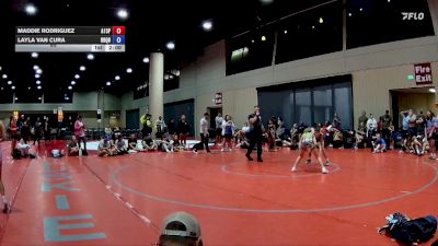 85 lbs Placement Matches (8 Team) - Maddie Rodriguez, AR- 15 Pink vs Layla Van Cura, Don`t Be Jelly