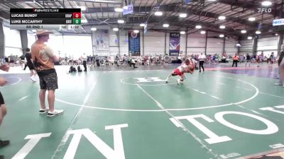 113 lbs Rr Rnd 1 - Lucas Bundy, Grapplers Garage vs Luke McCarthy, Gritty Grapplers