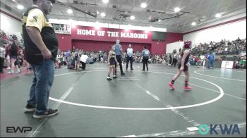 67 lbs Rr Rnd 2 - Lillian Shuemake, Viking Wrestling Club vs N`cyla Brown, OKC Saints Wrestling