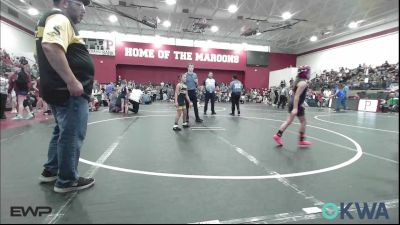 67 lbs Rr Rnd 2 - Lillian Shuemake, Viking Wrestling Club vs N`cyla Brown, OKC Saints Wrestling