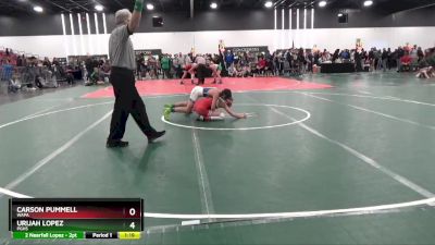 102 lbs Quarterfinal - Urijah Lopez, PGHS vs Carson Pummell, WAPA