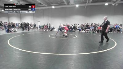 70 lbs Champ. Round 1 - Silas Stits, Contenders Wrestling Academy vs Brayden Canoyer, MWC
