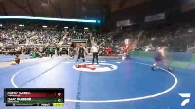 2A-160 lbs Quarterfinal - Isaac Gardner, Wind River vs Roedy Farrell, Thermopolis