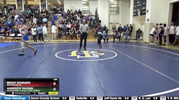 128 lbs Champ. Round 1 - Harrison Vaughn, Montgomery Catholic Prep School vs Brody Edwards, Beauregard HS