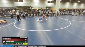 97 lbs Quarterfinal - Gage Lohr, SD vs Calvin Rathjen, IA