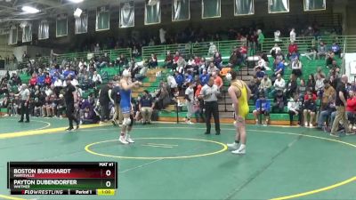 150 lbs Cons. Round 6 - Boston Burkhardt, Marysville vs Payton Dubendorfer, Whitmer