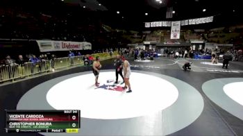 285 lbs Semifinal - Christopher Bonura, Beat The Streets - Los Angeles vs Vicente Cardoza, Firebaugh High School Wrestling