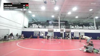 82 lbs Rr Rnd 2 - Jase Strain, Grit Mat Club - K6 vs Carson Weatherly, Dueling Bandits - K6