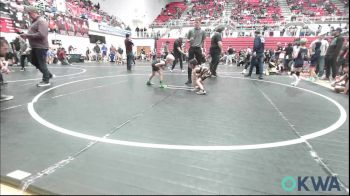 46 lbs Round Of 16 - Gavino Camarillo, Clinton Youth Wrestling vs Koen Goodin, Cowboy Wrestling Club