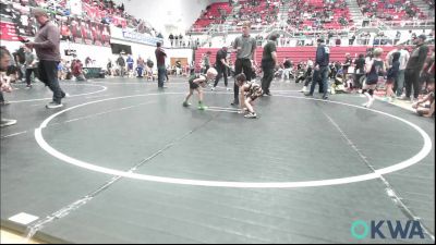 46 lbs Round Of 16 - Gavino Camarillo, Clinton Youth Wrestling vs Koen Goodin, Cowboy Wrestling Club