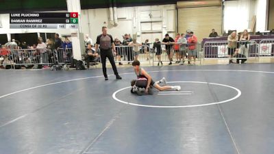 90 lbs Consi Of 32 #2 - Luke Pluchino, NJ vs Damian Ramirez, CA
