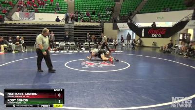 167 lbs Semifinals (8 Team) - Nathaniel Jarmon, Smiths Station Hs vs Kody Sigmon, Enterprise HS