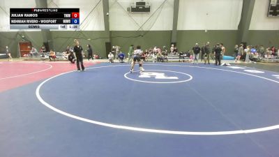 Junior FK - 132 lbs Semis - Julian Ramos, Tigard High School Wrestling vs Nehmiah Rivero - Woofort, Mat Demon Wrestling Club