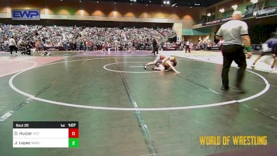 Quarterfinal - Dominick Huizar, Victory Wrestling Club,wa vs Juan Lopez, Wasco Wrestling