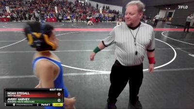 95 lbs Champ. Round 1 - Noah Stegall, West De Pere vs Avery Harvey, Baraboo Youth Wrestling