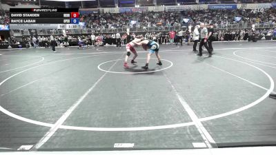 135 lbs Round Of 16 - David Standen, Nebraska Wrestling Academy vs Rayce Laban, Open Mats Wrestling