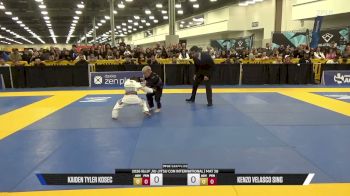 Kenzo Velasco Sing vs Kaiden Tyler Kosec 2026 IBJJF Jiu-Jitsu CON International