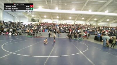40 lbs Round 1 - Ryken Shaw, RWC - Roy Wrestling Club vs Myles Hebdon, RWC - Roy Wrestling Club