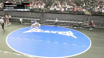 6A 190 lbs Quarterfinal - Jace Vanorman, Farmington vs Luke Hafen, Pleasant Grove