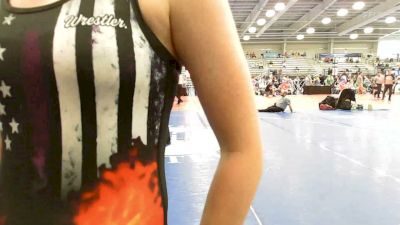 120 lbs Rr Rnd 1 - Hailey Schreiner, AK Wrestling Foundation - HSG vs Danika Castrejon, Lady Dragons - HSG