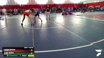 119-124 lbs Round 3 - Jaxon Regan, Waukon vs Gabe Roehl, Buffalo