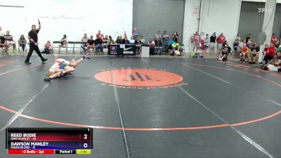 136 lbs Quarters & 1st Wb (16 Team) - Reed Bodie, Ohio Scarlet vs Dawson Manley, Missouri Red